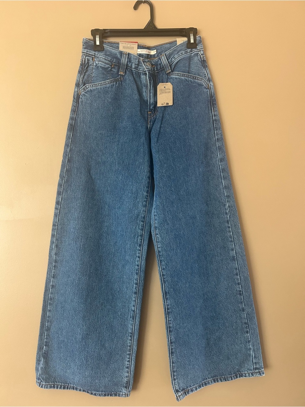 Levi's Baggy Wide Leg Medium Blue Jeans